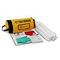 Kit antiderrame básico 10L para hidrocarburos con maletín compacto
