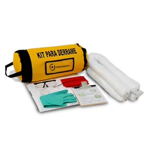 Kit antiderrame básico 10L para hidrocarburos con maletín compacto