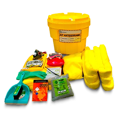 Kit antiderrame químico overpack 30GL - AQ030G