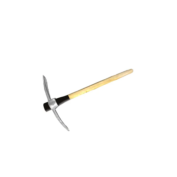 PICO DE ALUMINIO ANTICHISPA MANGO DE MADERA C/CUBIERTA DE POLIPROPILENO